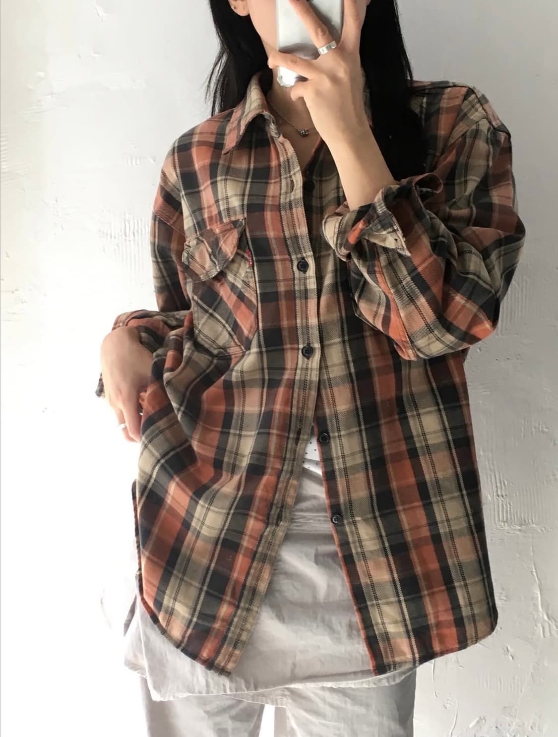 Levis 리바이스 투포켓 체크 셔츠 상품이미지1