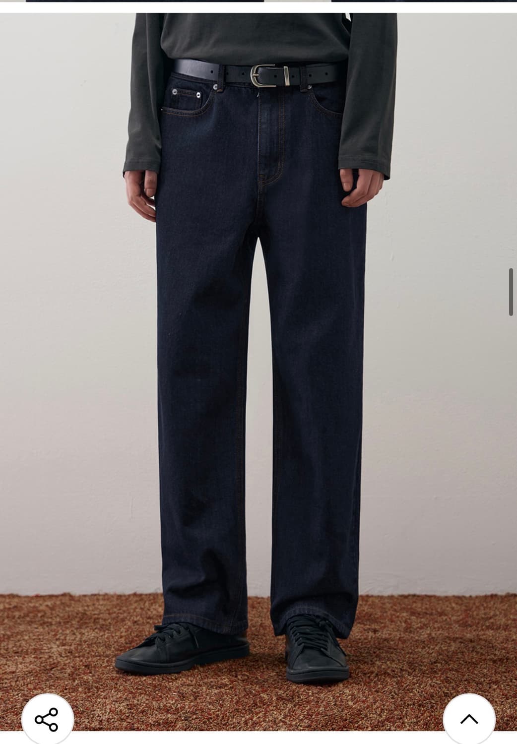 (새상품)(M) 드로우핏 워싱 릴렉스 스트레이트 데님 팬츠 판매 상품이미지8