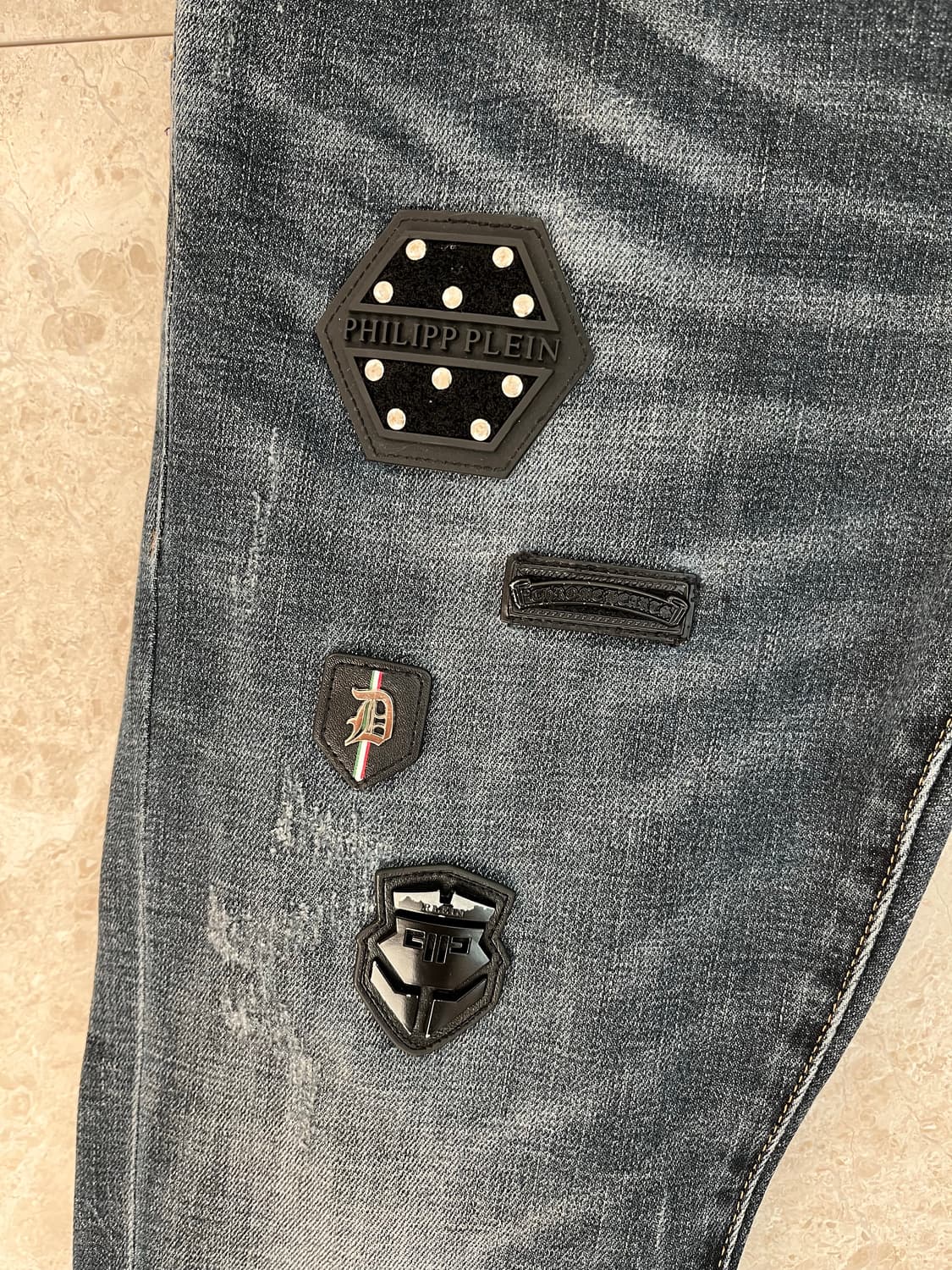 필립플레인 워싱 데미지 데님 32 정품 상품이미지2