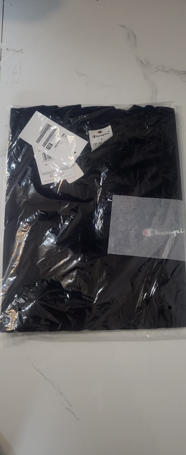 챔피언 남성 티셔츠 블랙 100 상품이미지1