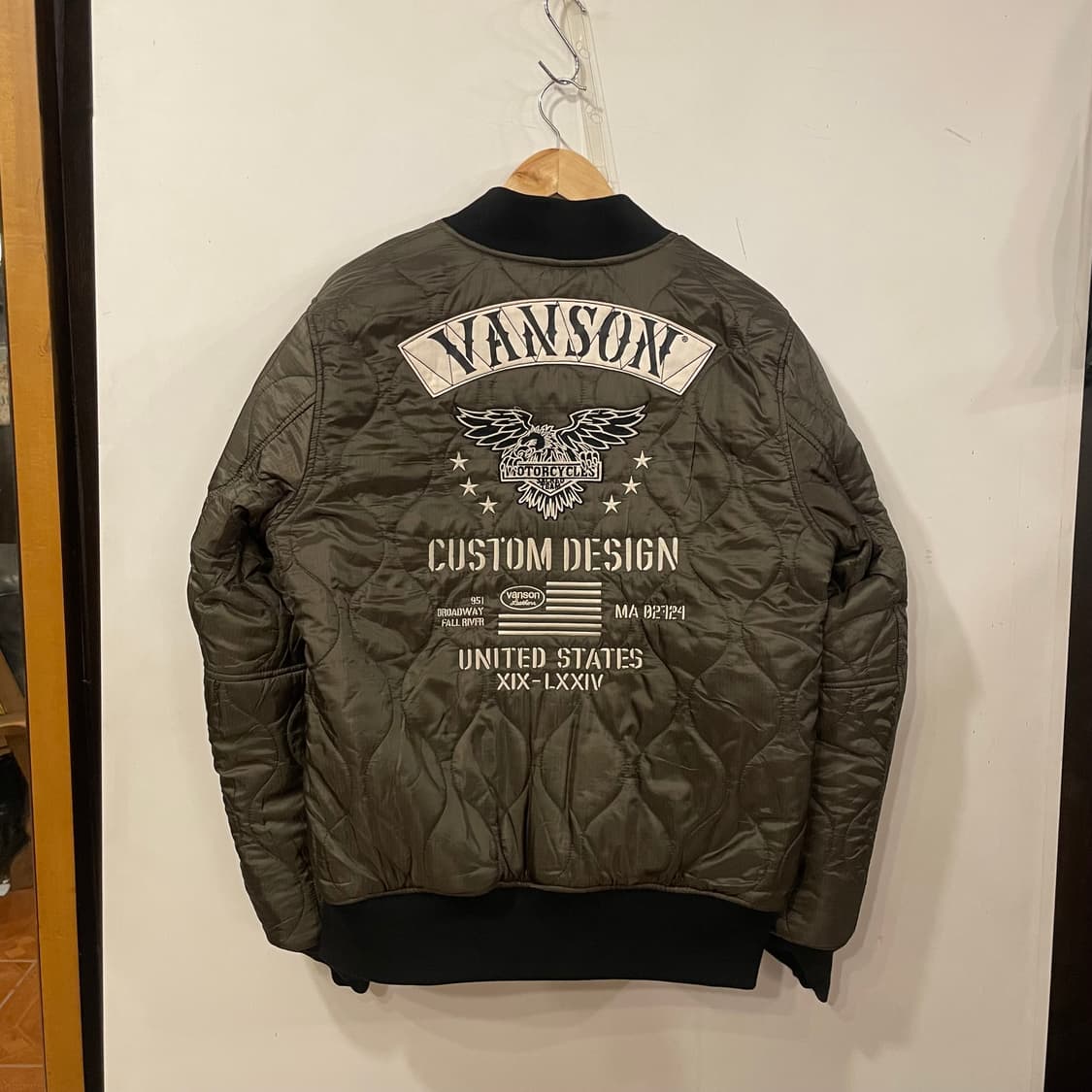 밴슨 리버시블 봄버 L 상품이미지4