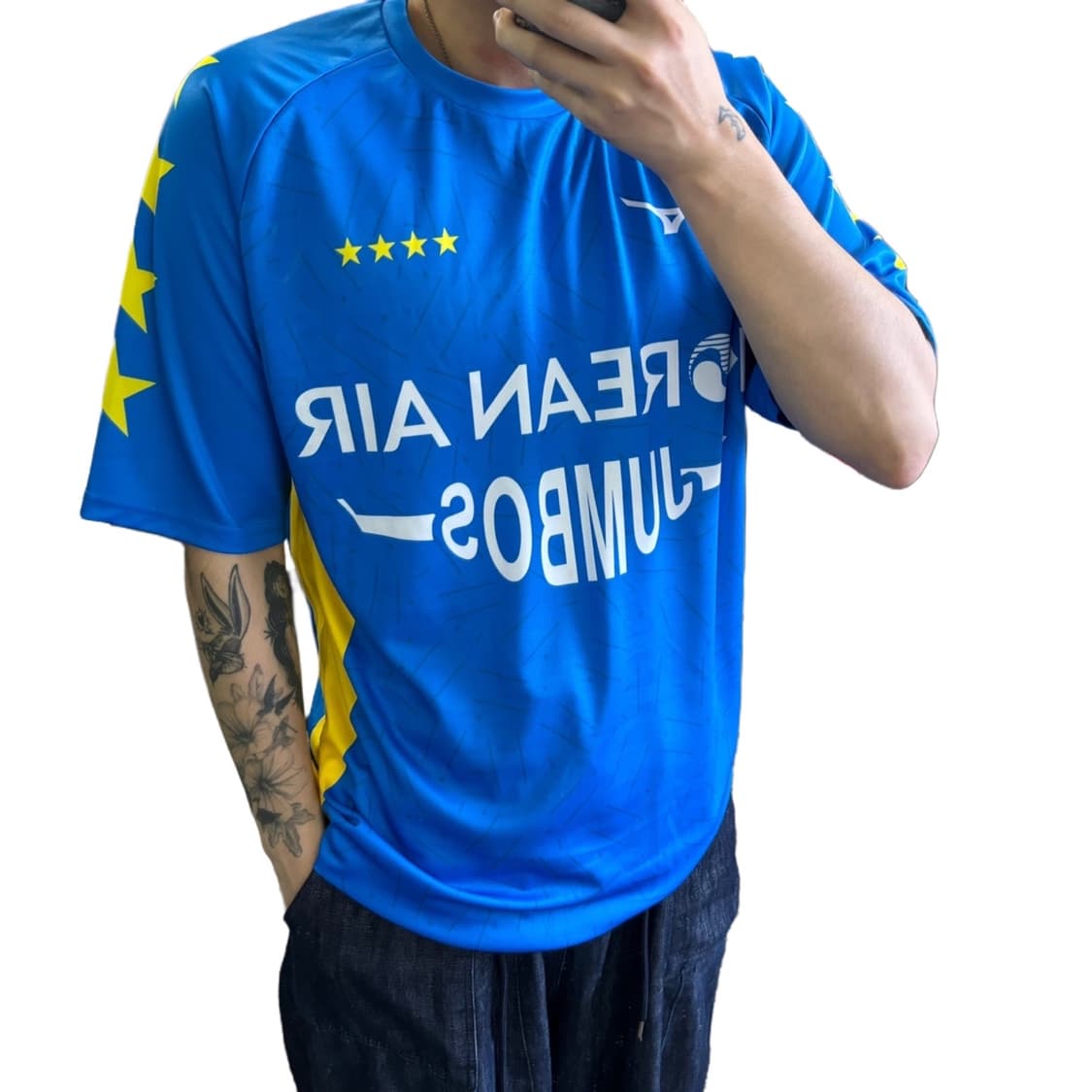 110 XXL 미즈노 대한항공점보스 배구유니폼 상품이미지1