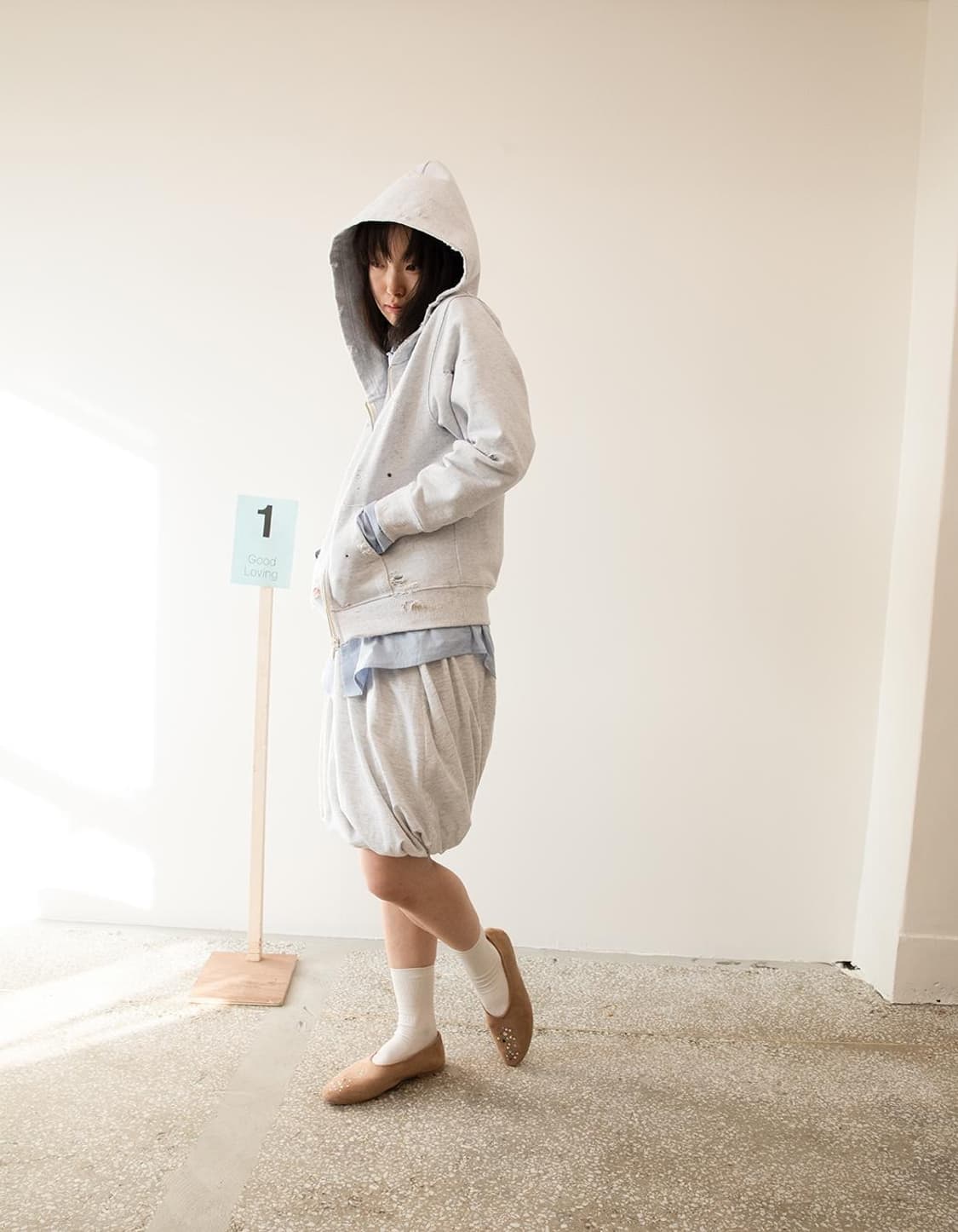 더디 Dirddy 큐빅 후드집업 destroyed cubic hoodie 상품이미지3