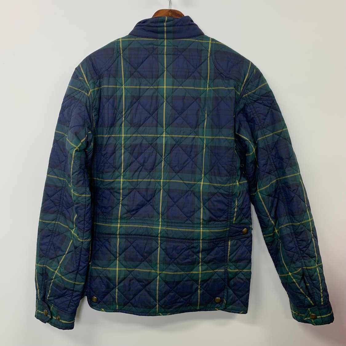 폴로 랄프로렌 신형 블랙와치 코듀로이카라 퀼팅 자켓 상품이미지3