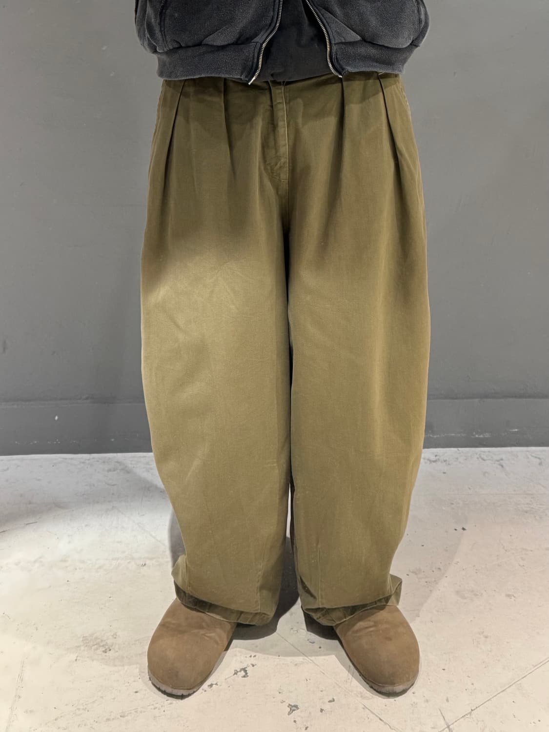 Harvesty 하베스티 올리브 카키 벌룬팬츠 상품이미지1