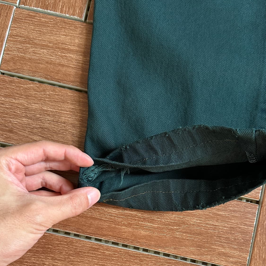 90‘s Levi’s 505 post dyeing cotton pants 상품이미지7