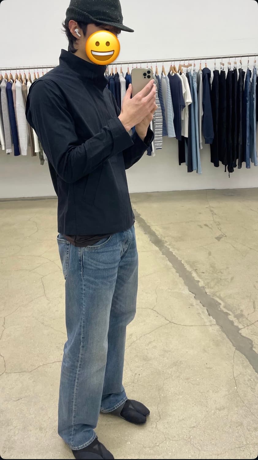 john lawrence sullivan 벨크로 비대칭 자켓 상품이미지2