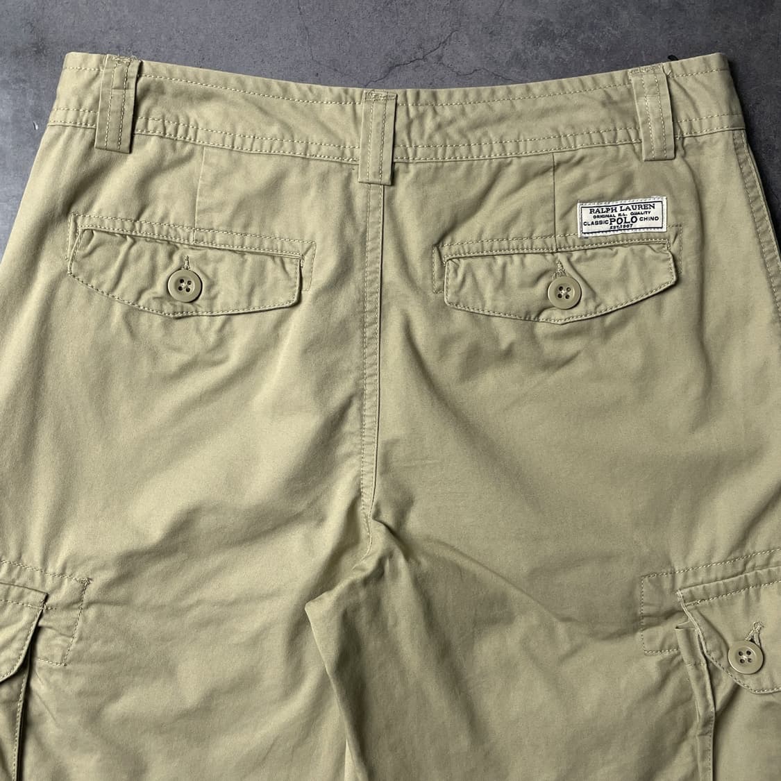 RALPH LAUREN 랄프로렌 빈티지 베이지 카고 하프팬츠 A00993 상품이미지6