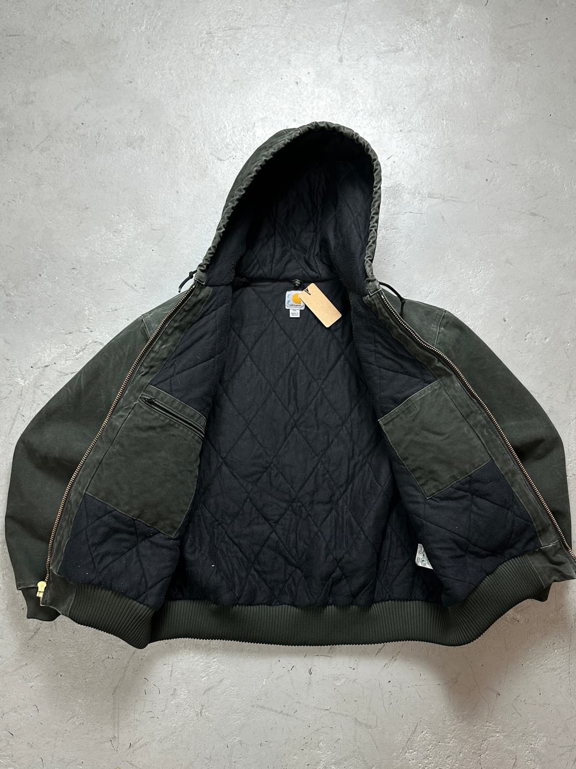 OG 칼하트 J130 액티브 자켓 칼하트 MOS 모스그린 상품이미지7