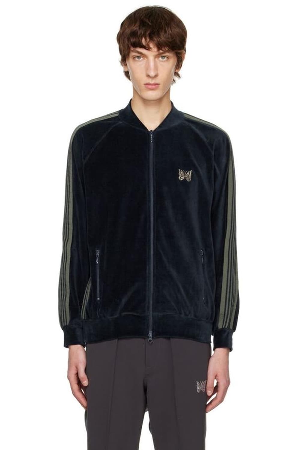 니들스 벨루어 트랙 네이비 M 상품이미지1