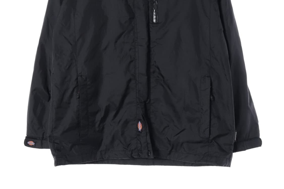 디키즈 올드스쿨 로고 자수 후드 바람막이 자켓 블랙 L 상품이미지5