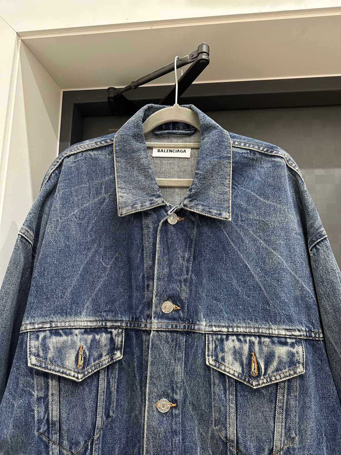 발렌시아가 백로고 데님 자켓 상품이미지4