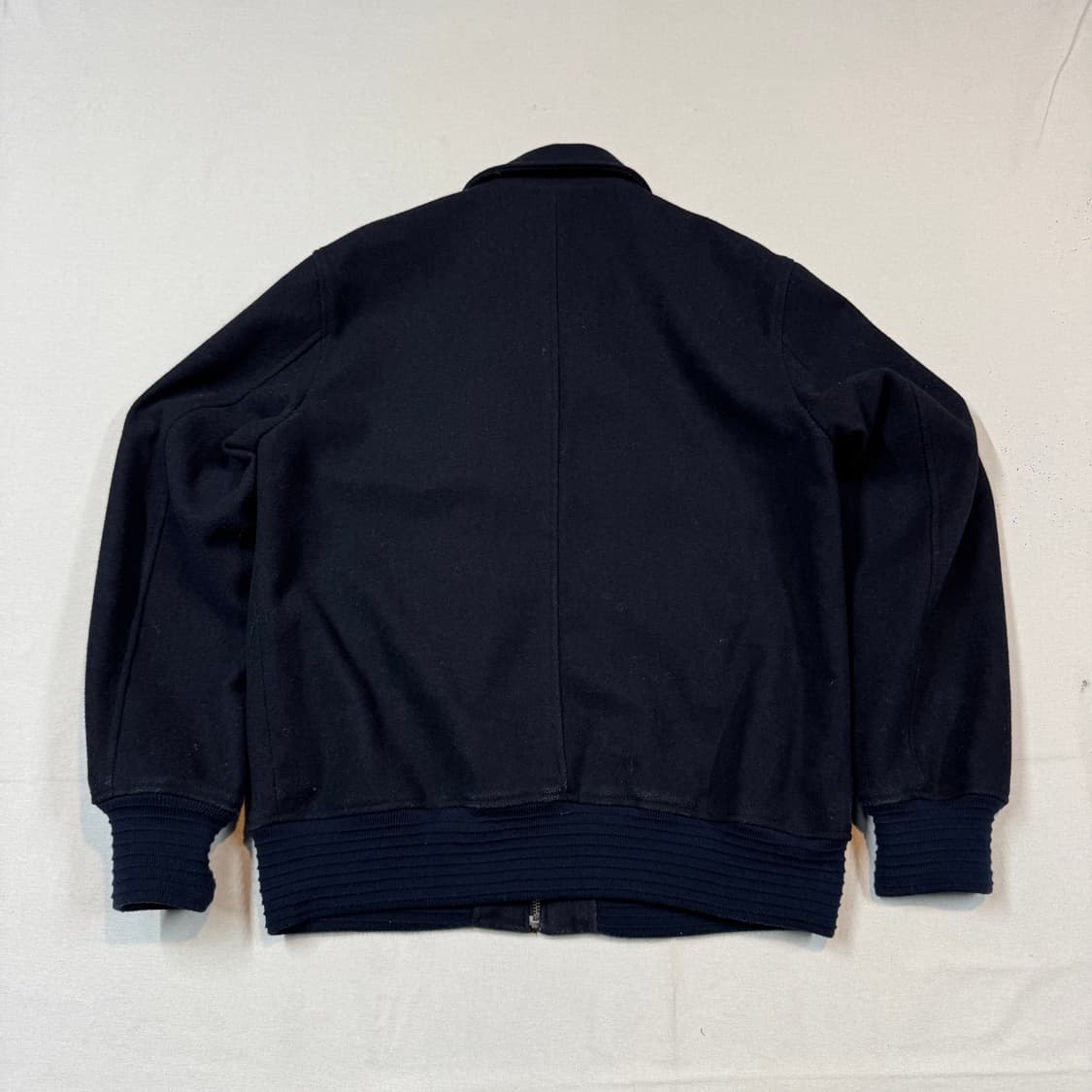 L) GU 네이비 울 블루종 봄버 자켓 상품이미지5