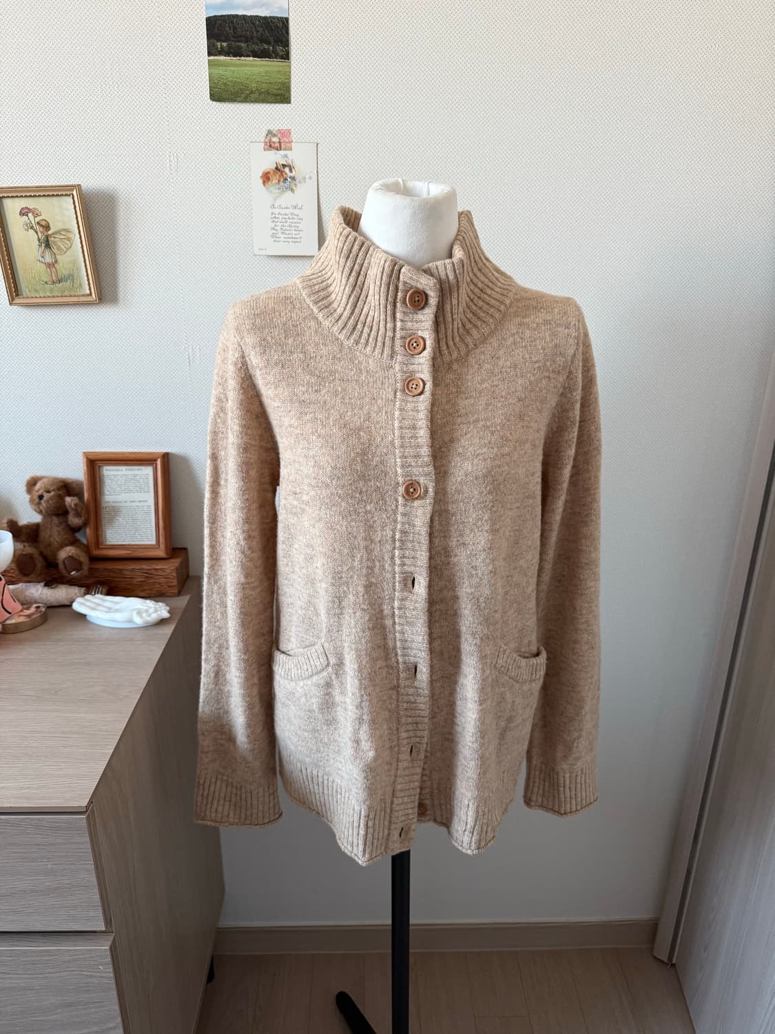 양모 모리걸 니트 가디건 상품이미지2