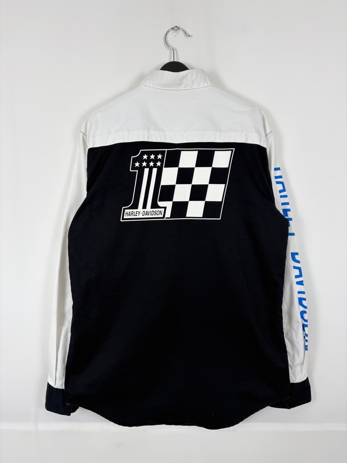 a107) 할리데이비슨 #1빅토리 컬러블록 셔츠 상품이미지5