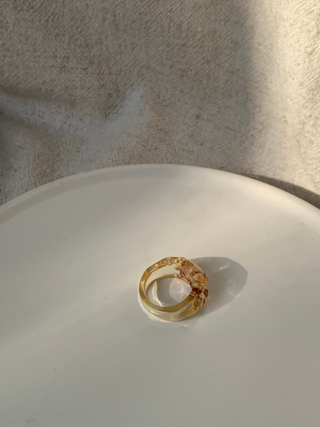 Flower translucent ring 상품이미지3