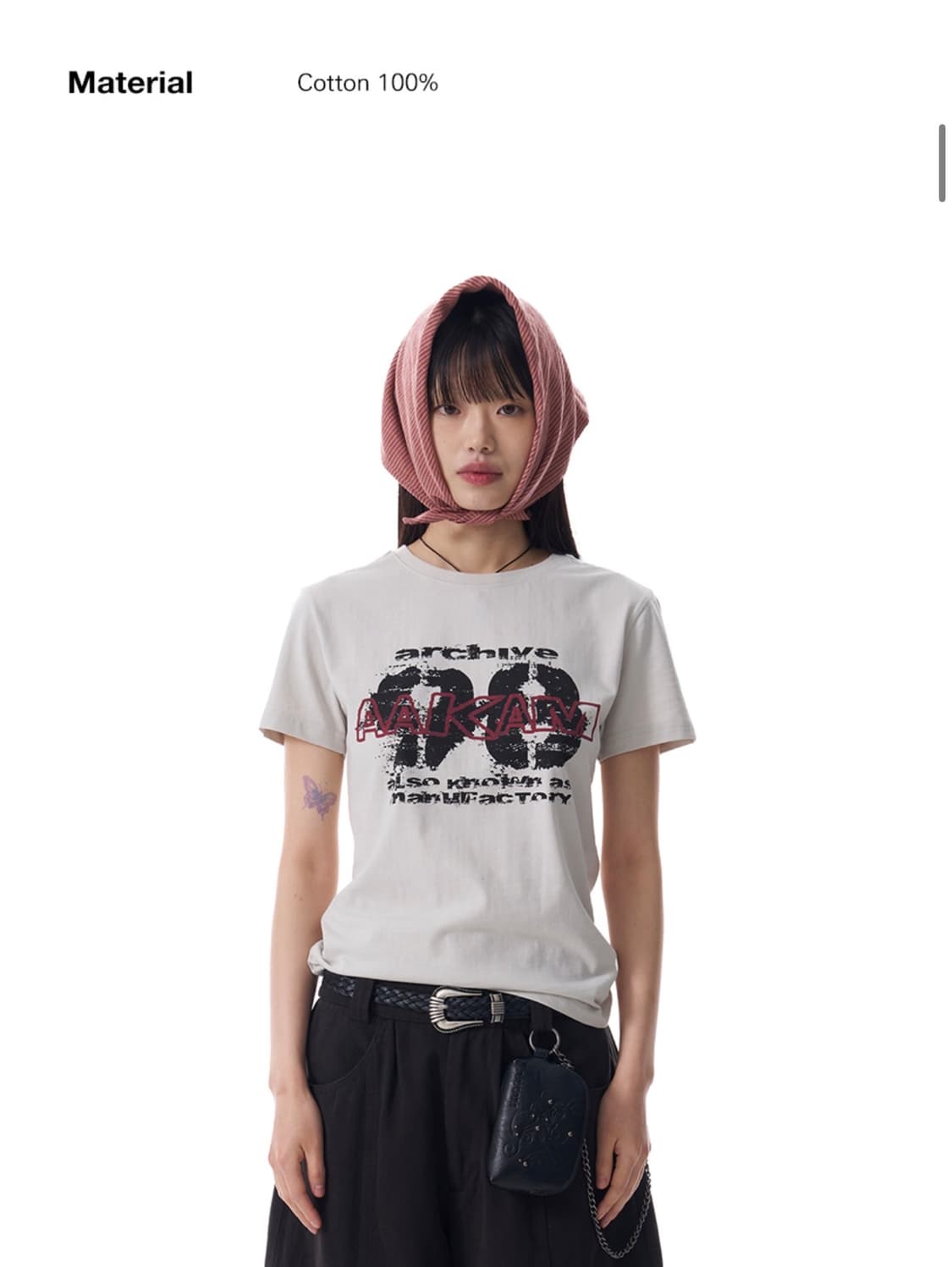 아캄 Painted 98 Half Top (Light Gray) 상품이미지3