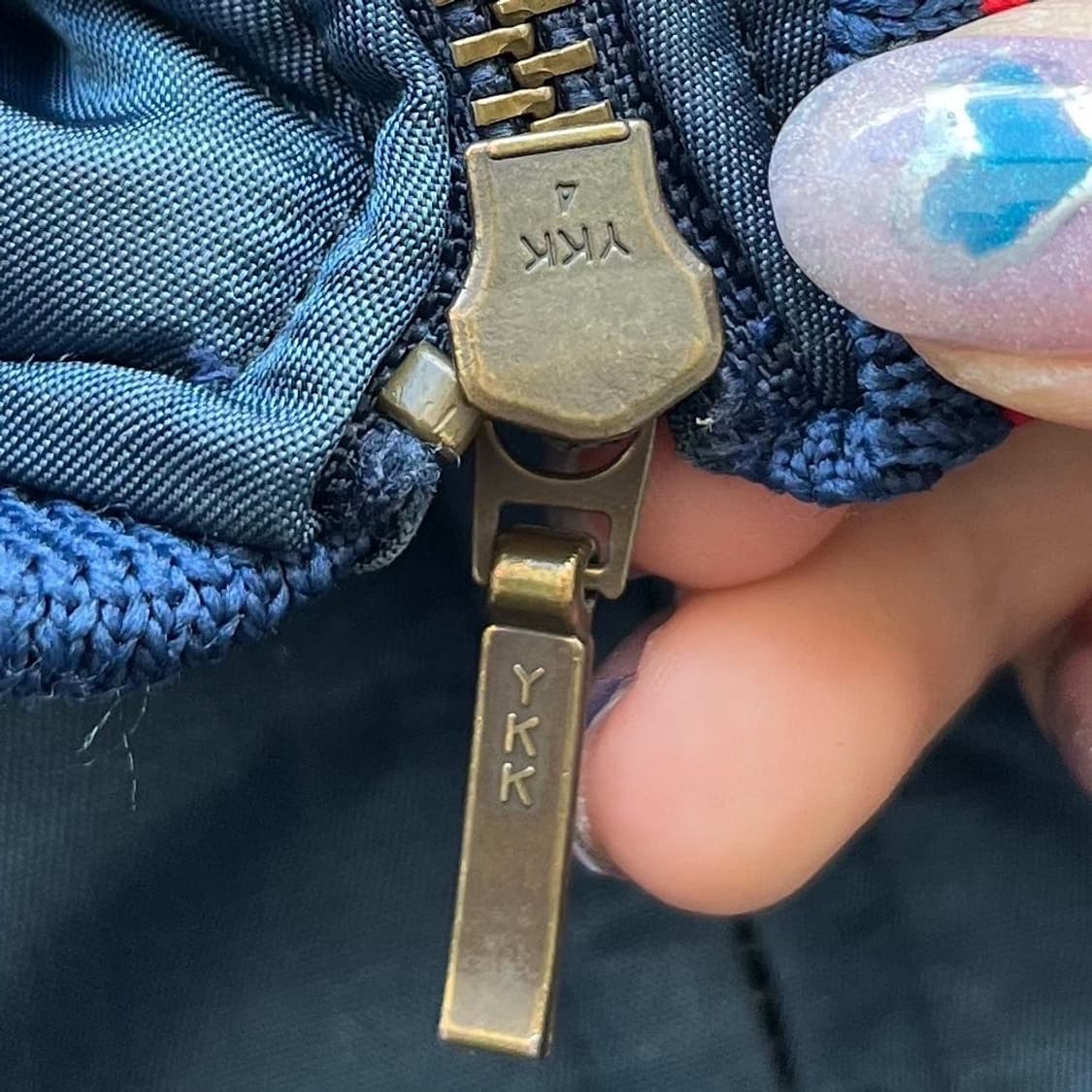 컨버스 90s 제팬 올스타 네이비 샤틴블루종 자켓 상품이미지7