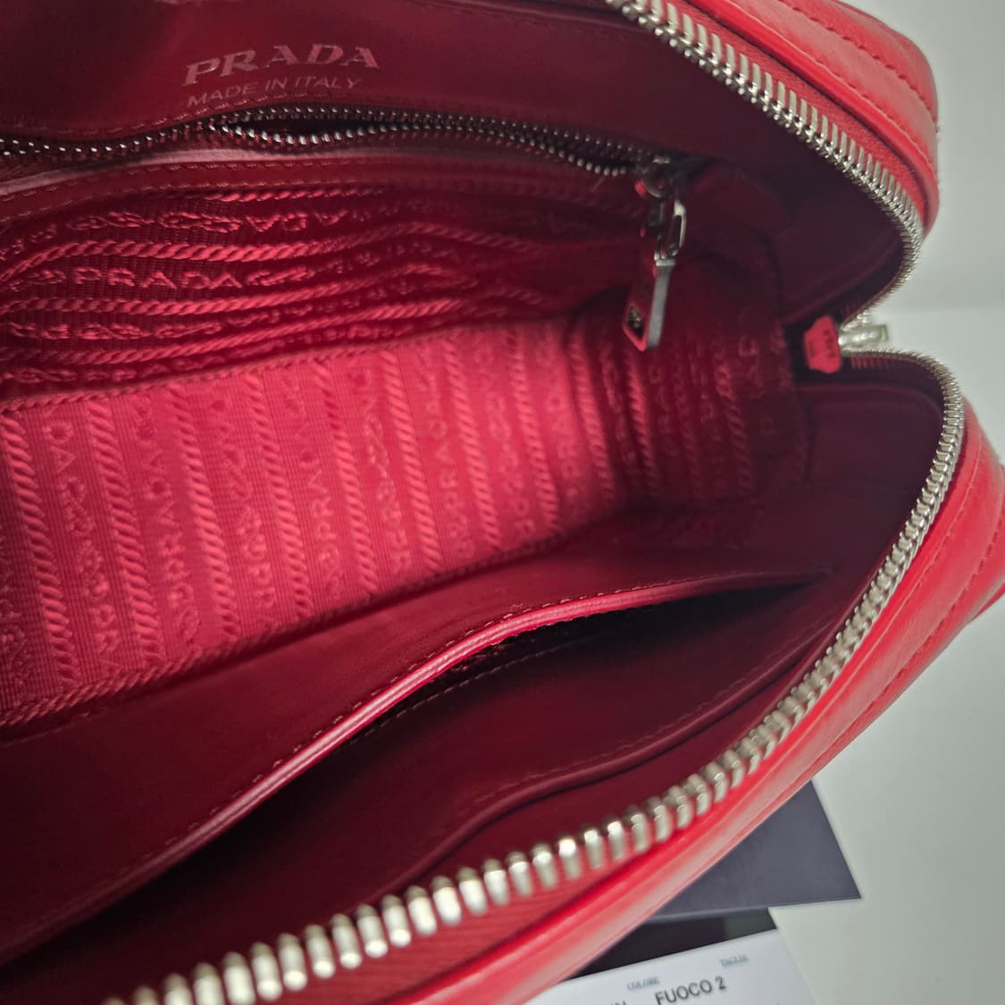 PRADA 프라다 정품 다이어그램 카메라백 은장체인 크로스백 숄더백 상품이미지8