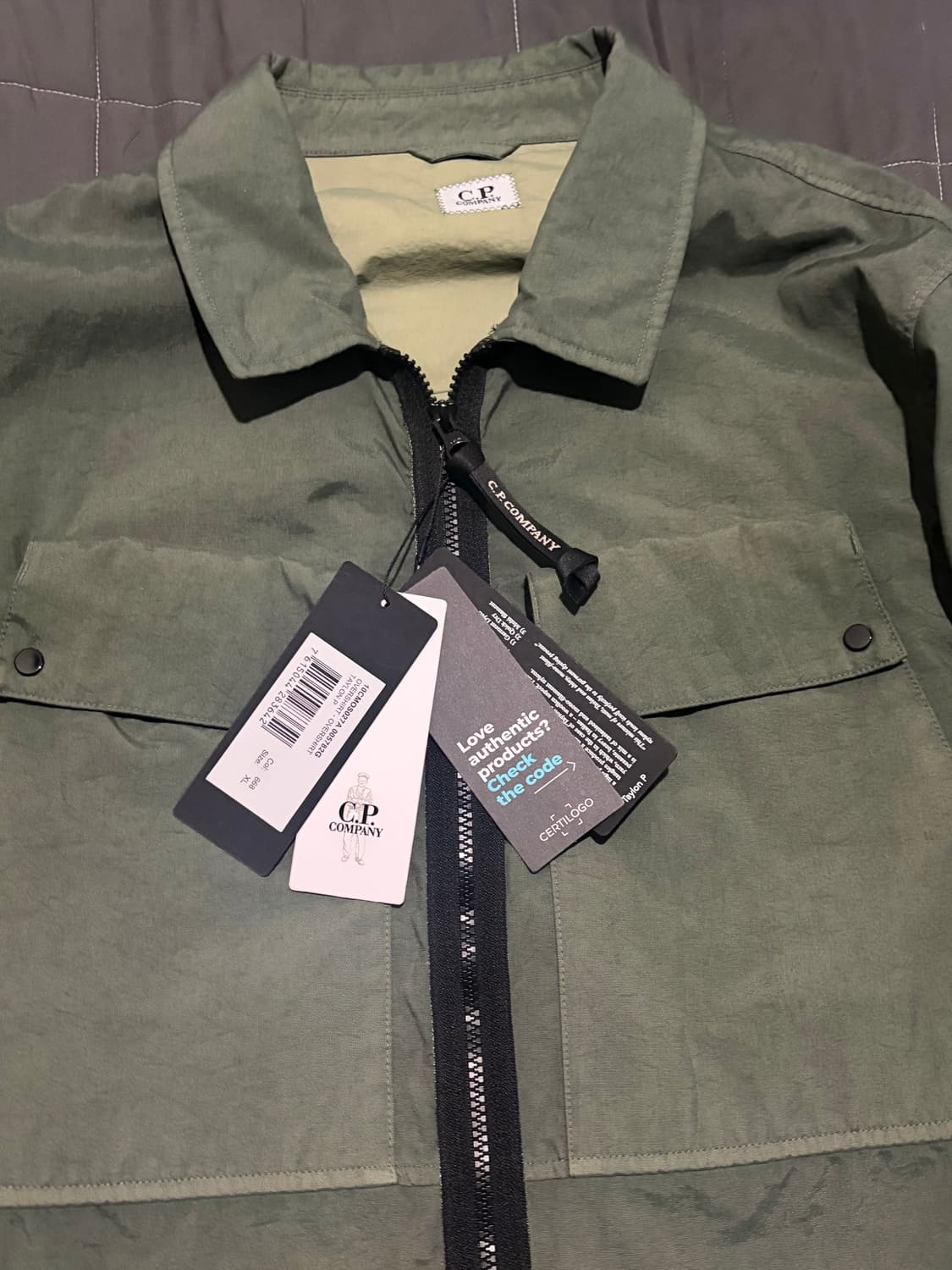 C.P. Company 유틸리티 나일론 오버셔츠 xl 상품이미지2