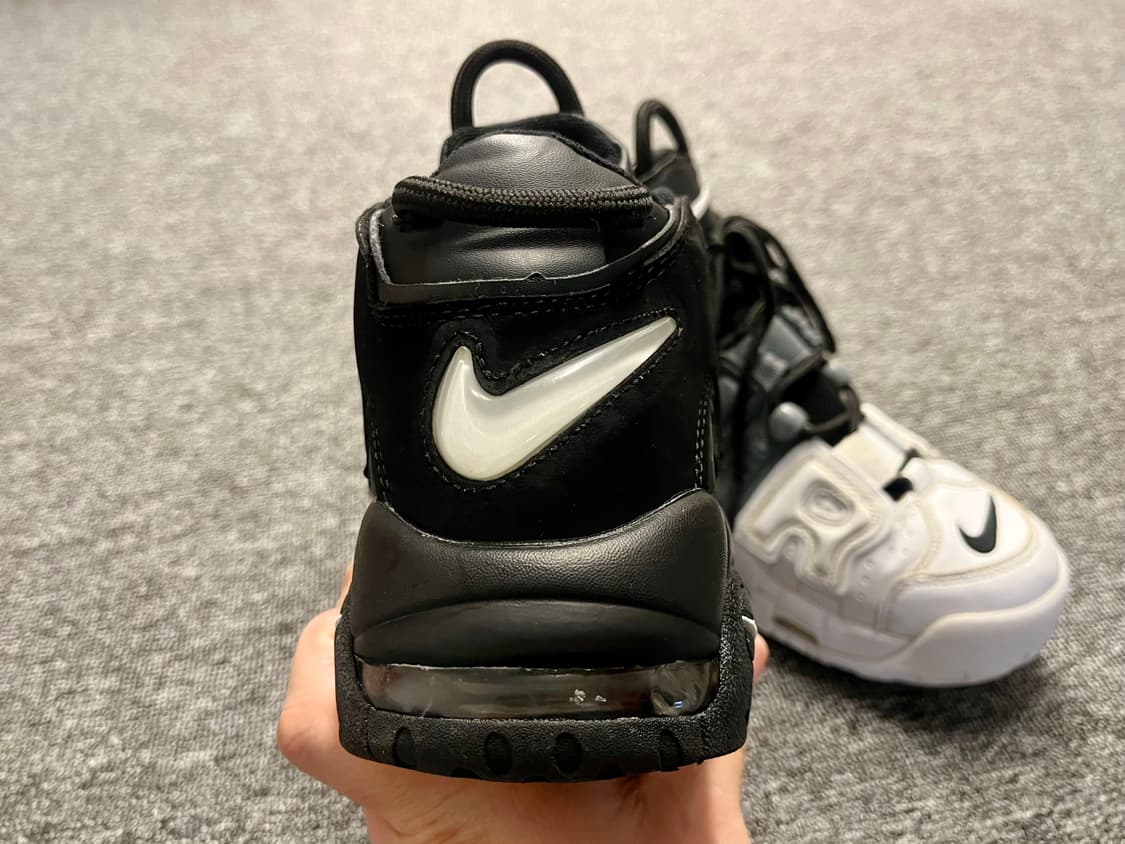 [240] 나이키 에어 모어 업템포 흰회검  상품이미지5
