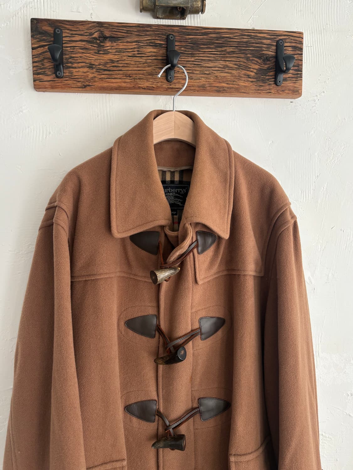 Burberry 버버리 브라운 울 더플코트 상품이미지2