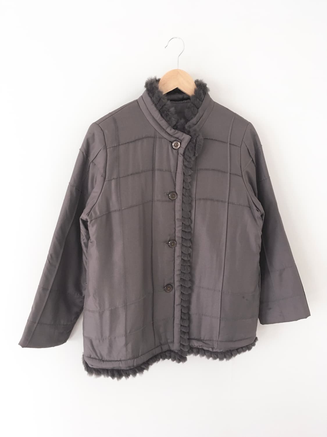 fur trimming padded jacket 상품이미지4