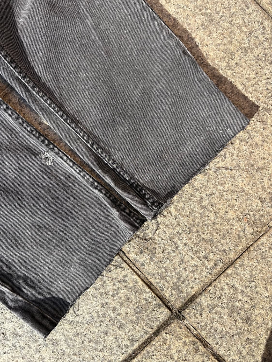 90s 리바이스 501 블랙 흑청 데님 팬츠 상품이미지5