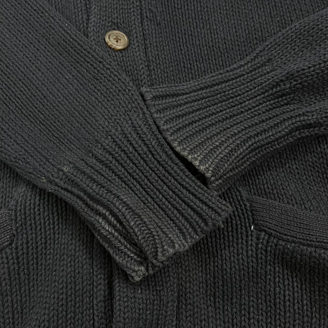 [정품/XL,85] 폴로 랄프로렌 네이비 카라 니트 가디건 b18 상품이미지6