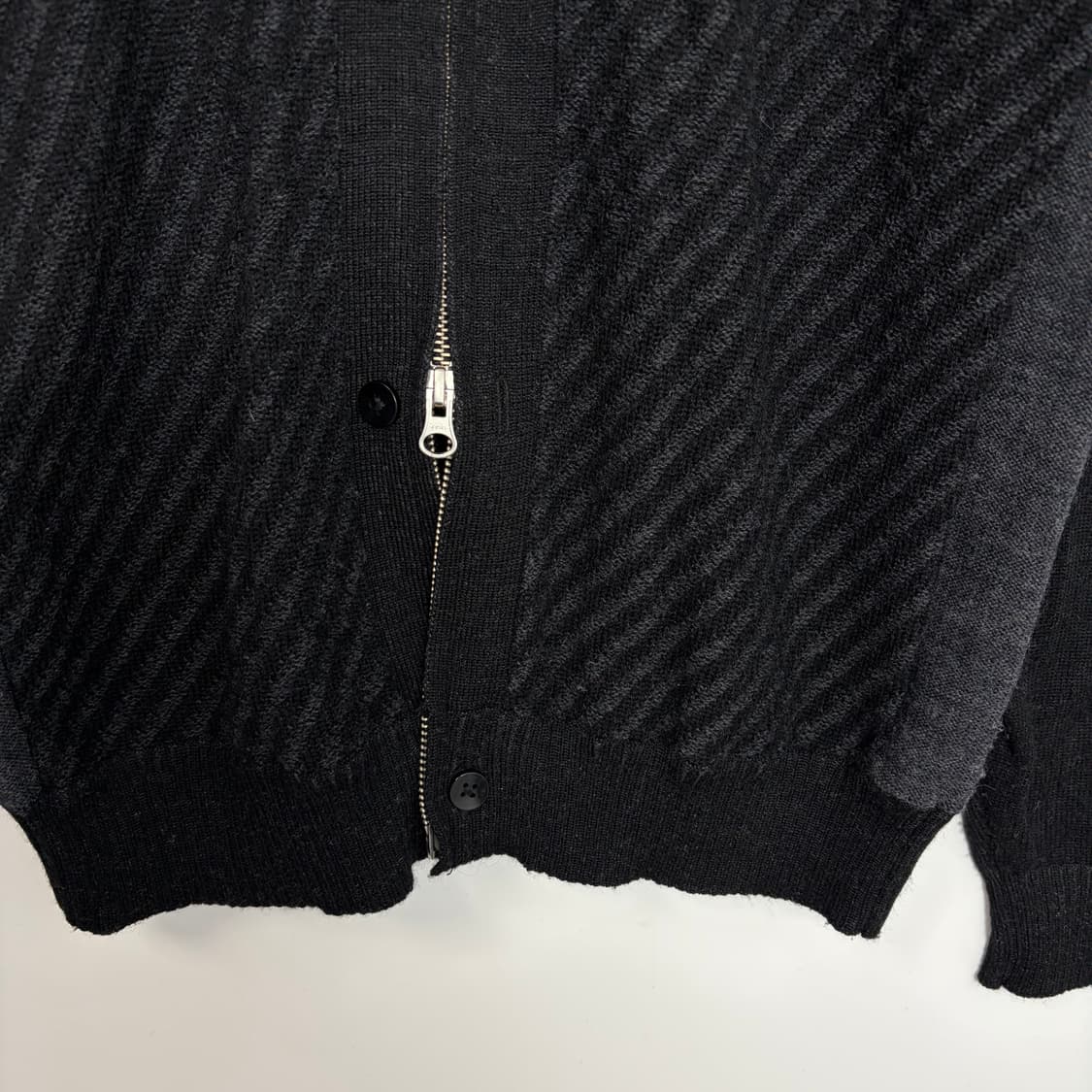 요지야마모토 a.a.r 니트 집업 가디건 자켓 상품이미지7