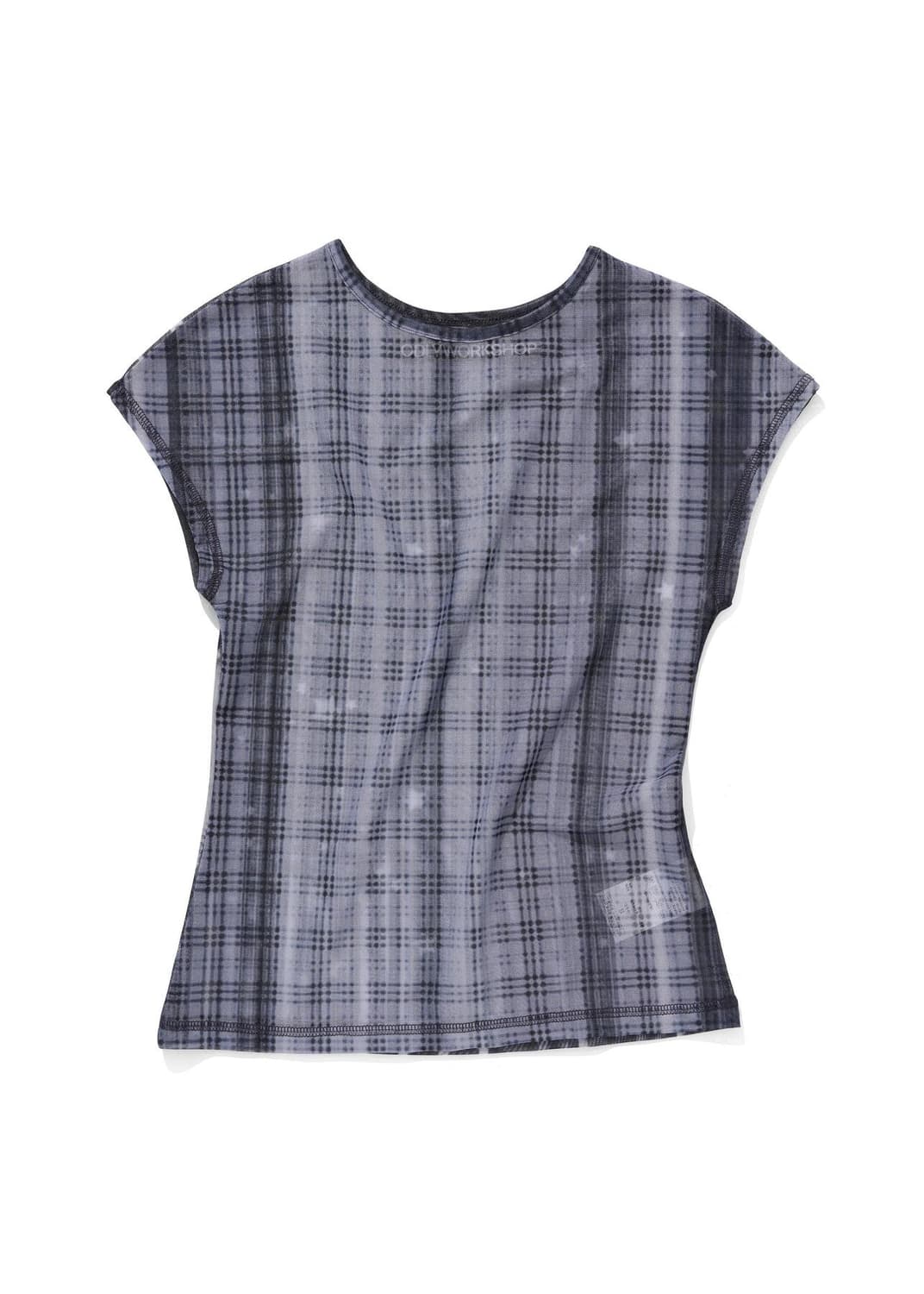 Silence Tartan Mesh Tee  상품이미지1