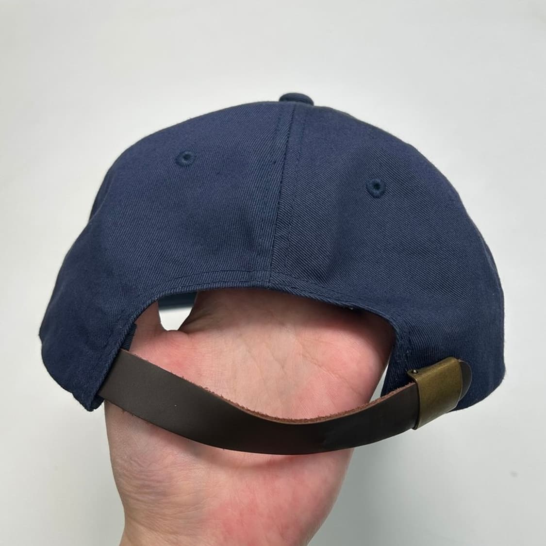 스투시 S 로고 스냅백 네이비 상품이미지7