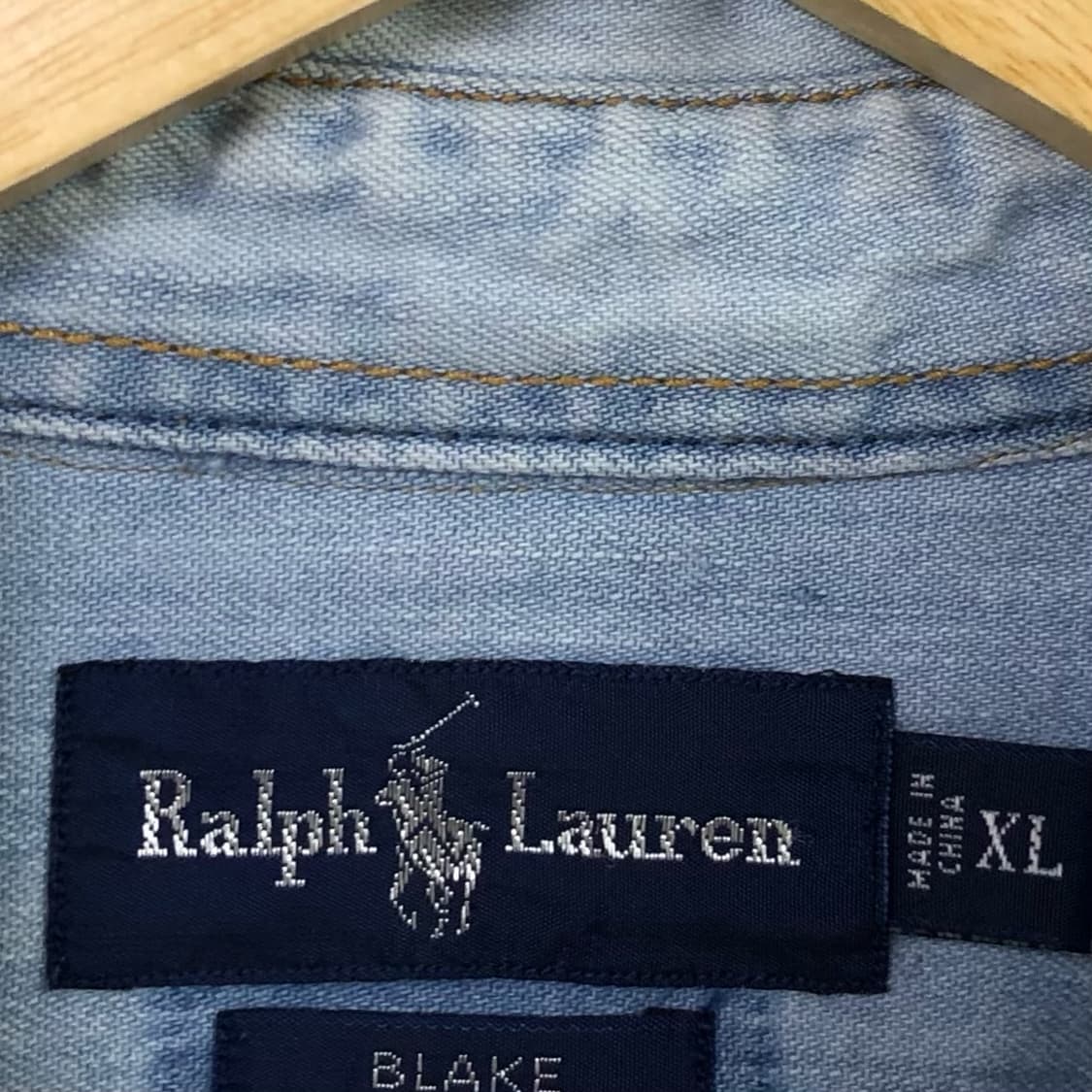 Xxl 폴로 데님 셔츠 상품이미지3