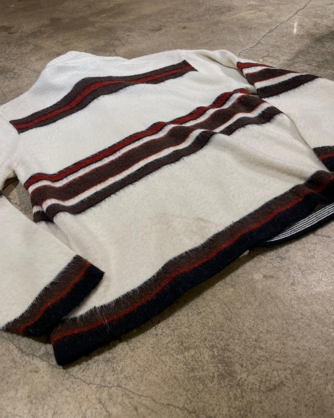 60‘s Dimension 스트라이프 니트 집업 (B5177) 상품이미지6