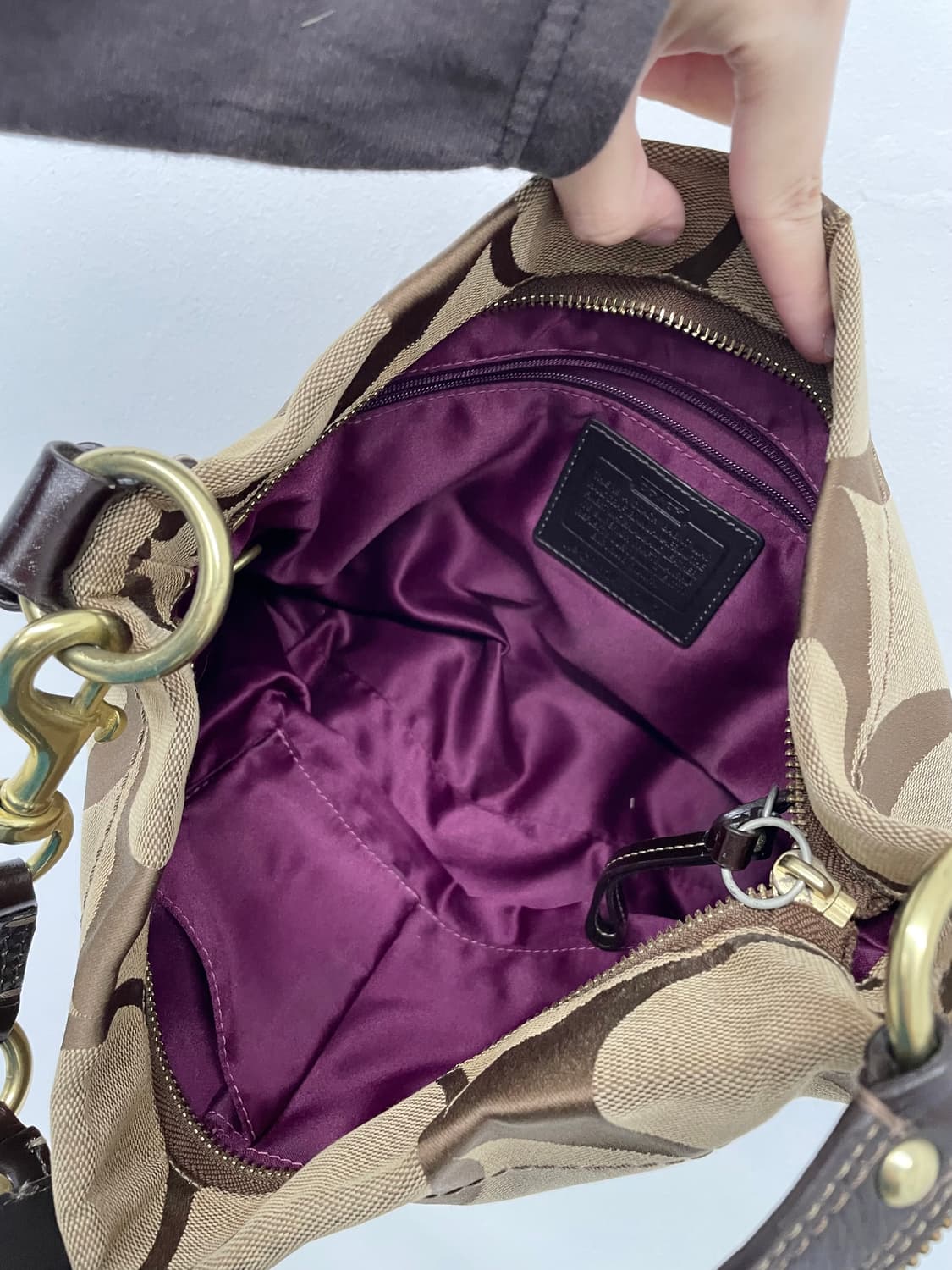 코치 자카드 버클 숄더백  상품이미지10