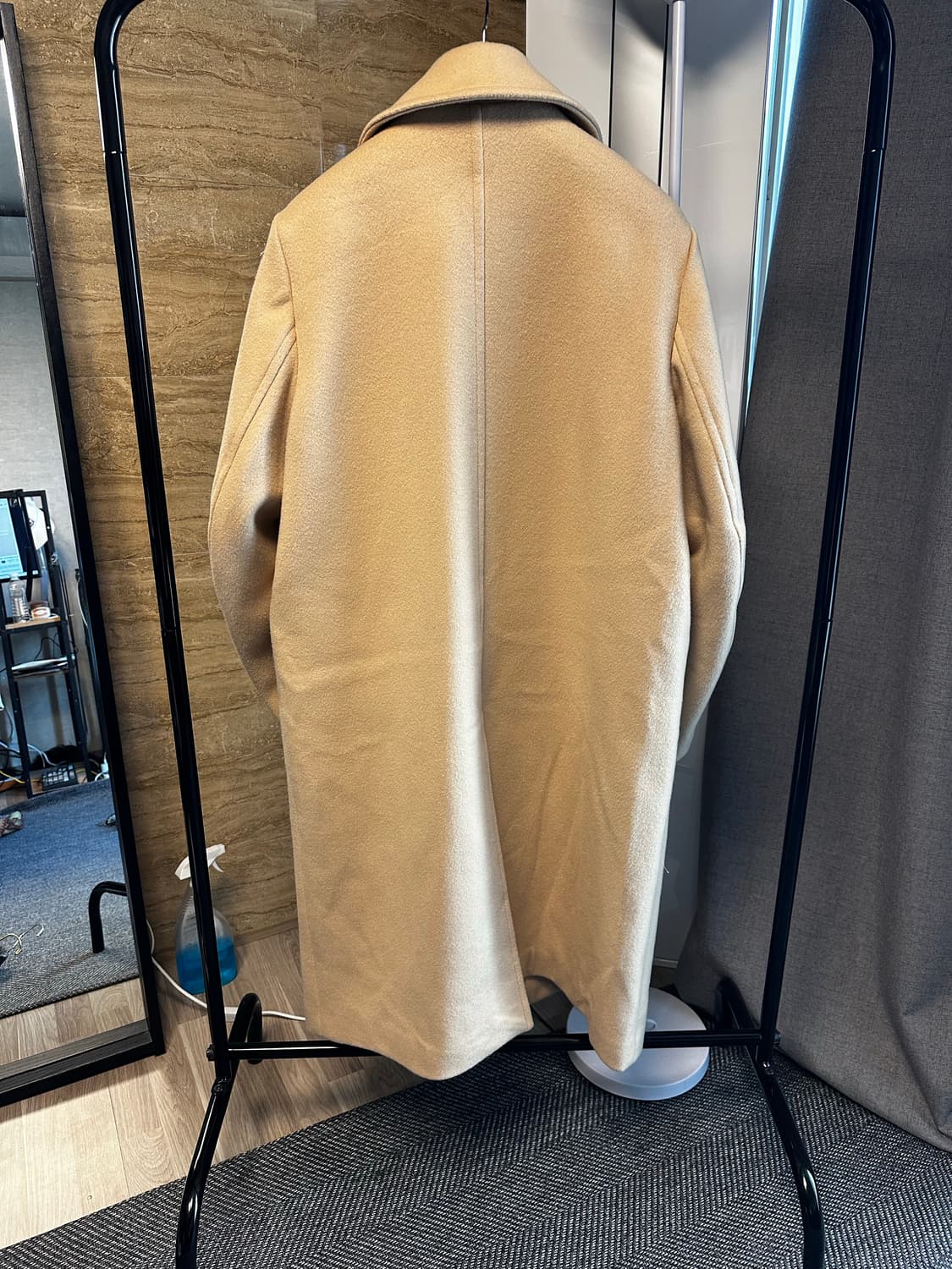 애프터프레이 셔먼 롱코트 옐로우 상품이미지4