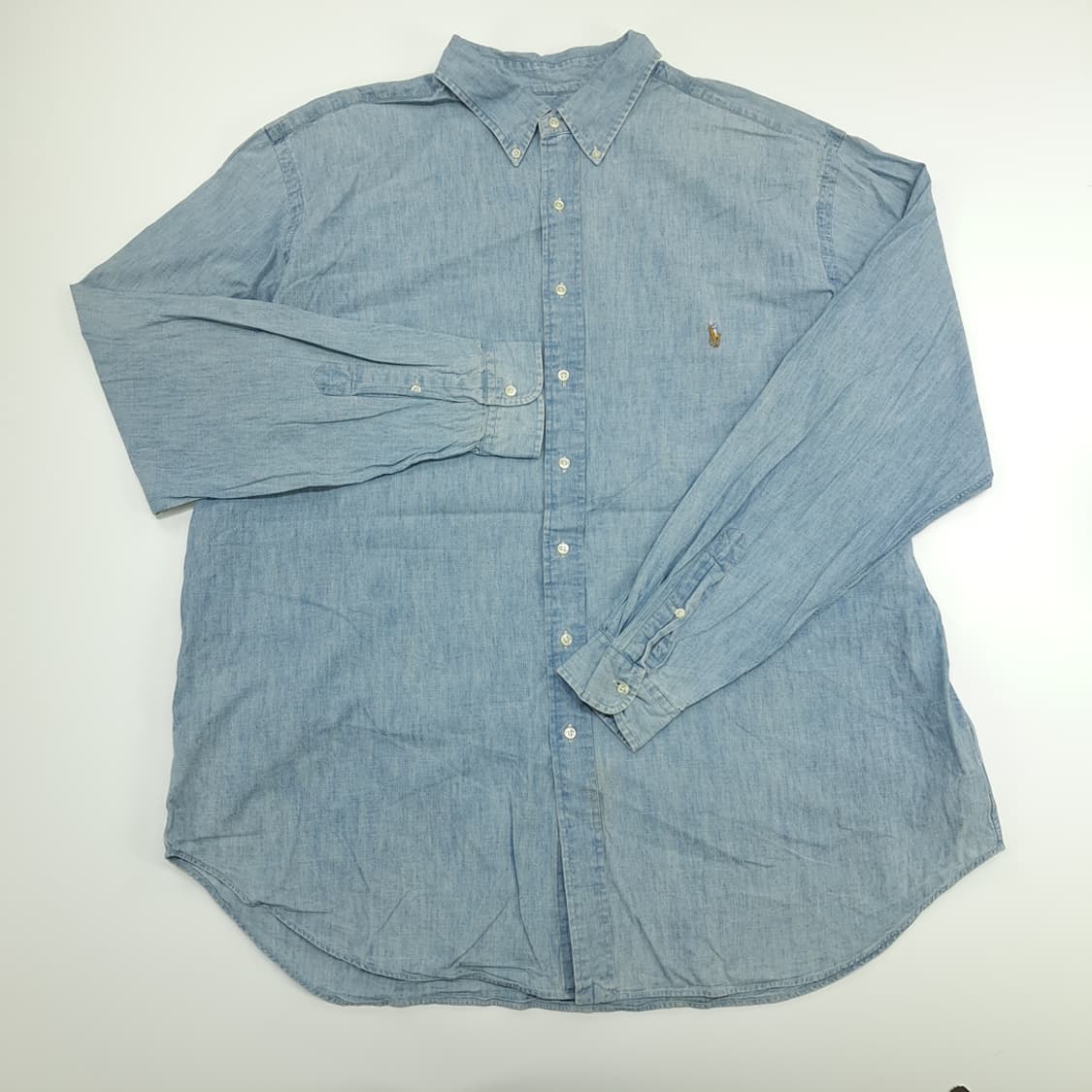 CN771 2XLT 폴로 랄프로렌 샴브레이 긴팔 셔츠 남방 상품이미지2