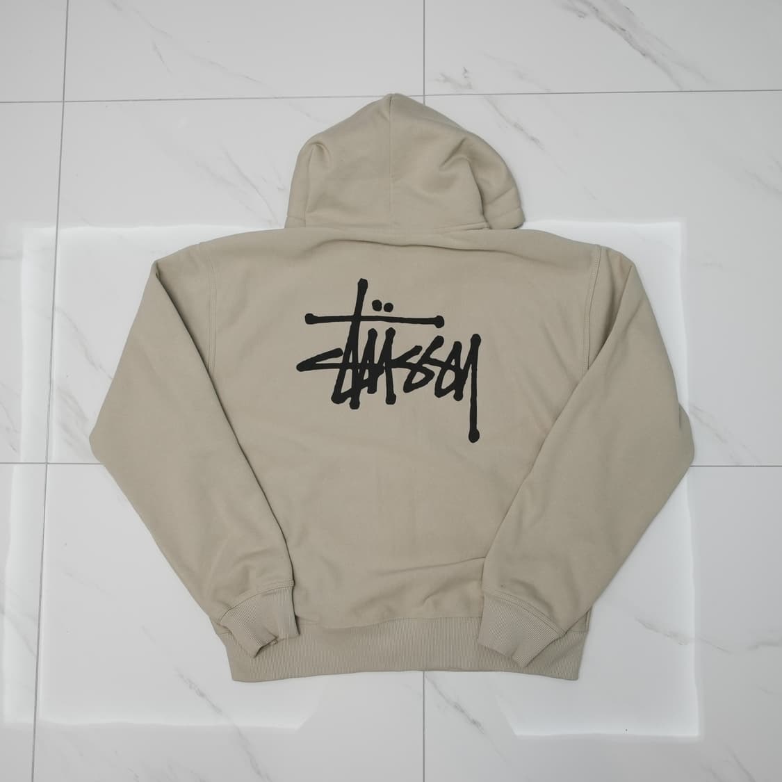 [XL] 스투시 베이직 후드 집업 스톤 상품이미지4