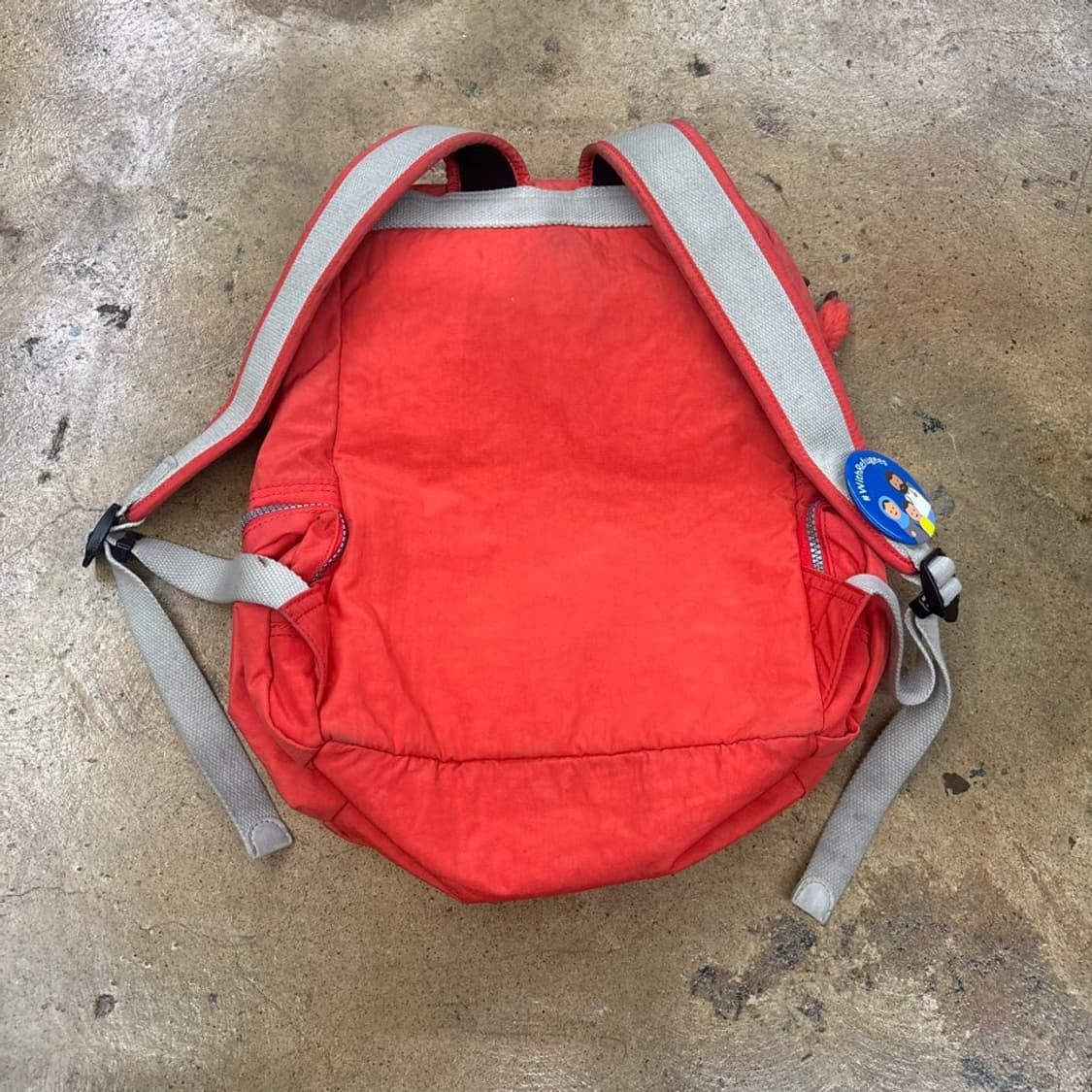 키플링 다홍색 오렌지 백팩 가방  상품이미지3