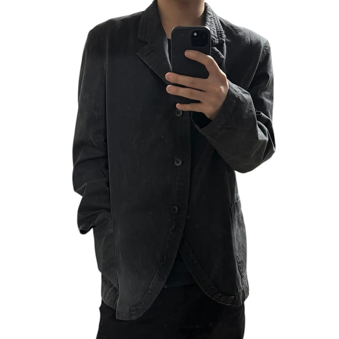 [M] 90‘s 꼼데가르송 셔츠 3버튼 재킷 상품이미지8