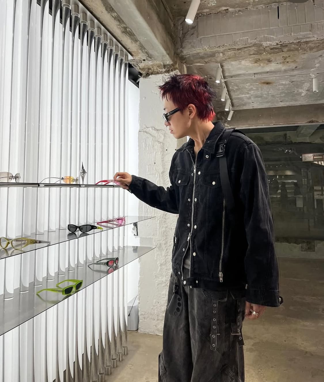 넥스트도어립스 투웨이데님흑청자켓 상품이미지1