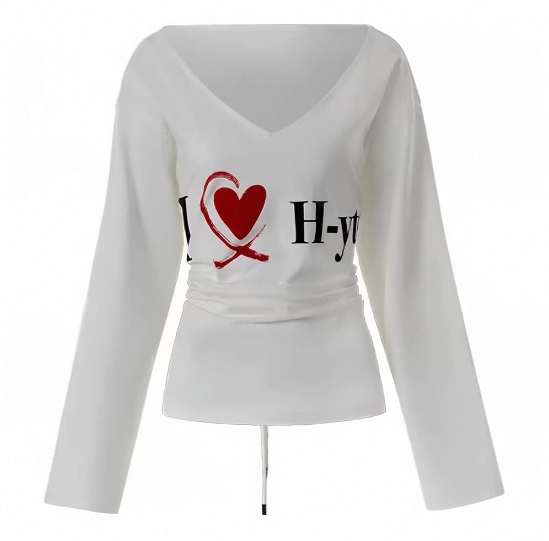 HYTEMOLY 히테몰리 크롭 코르셋 오프숄더 오네갸루 상품이미지6