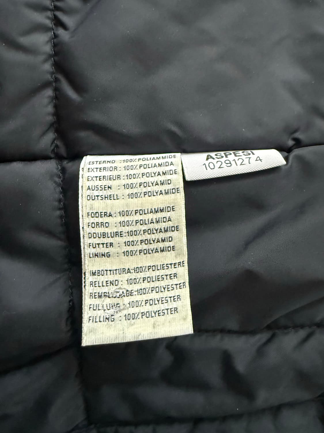 아스페시 네이비 패딩코트 상품이미지3