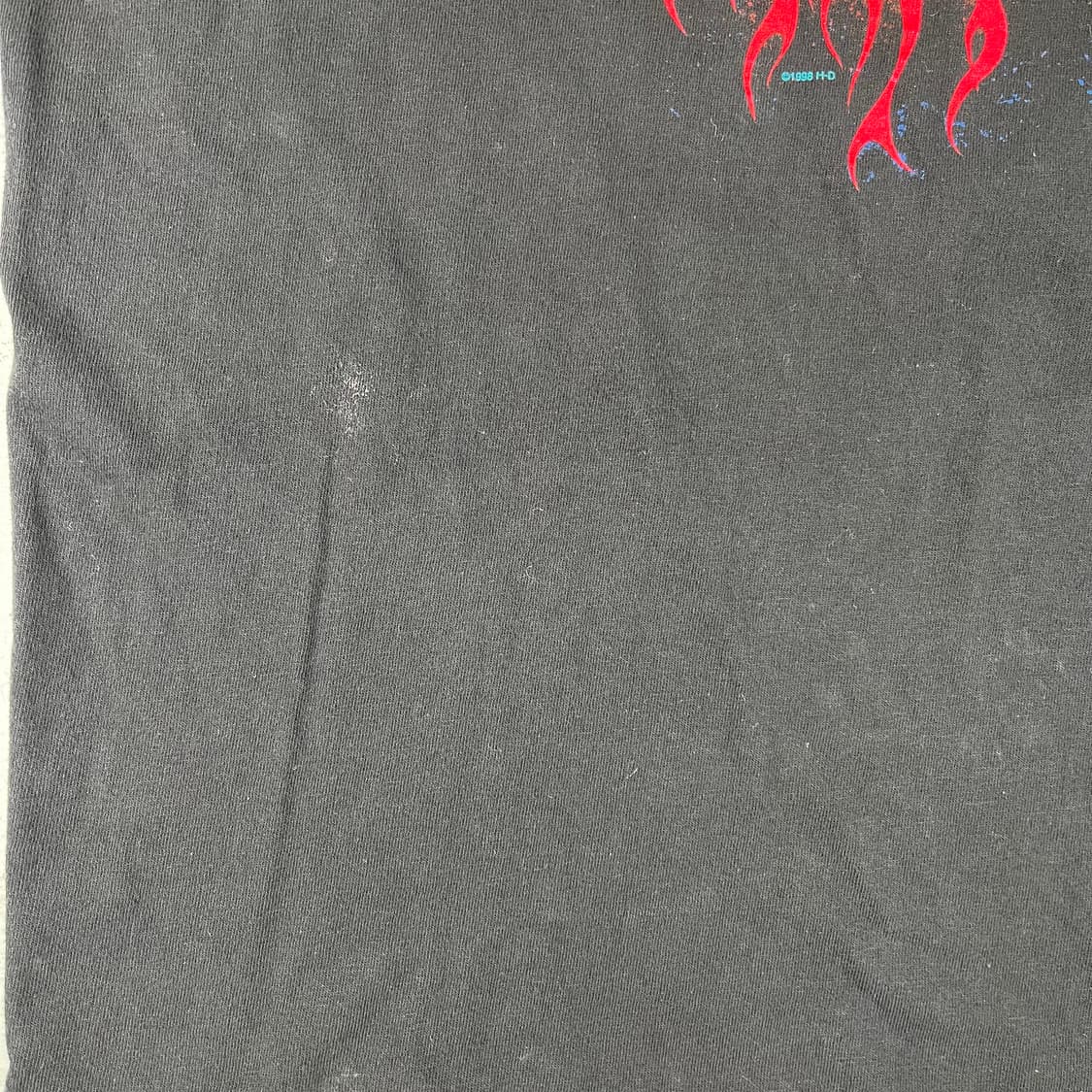 빈티지 할리 데이비슨 이글 플레임 로고 반팔티 상품이미지7