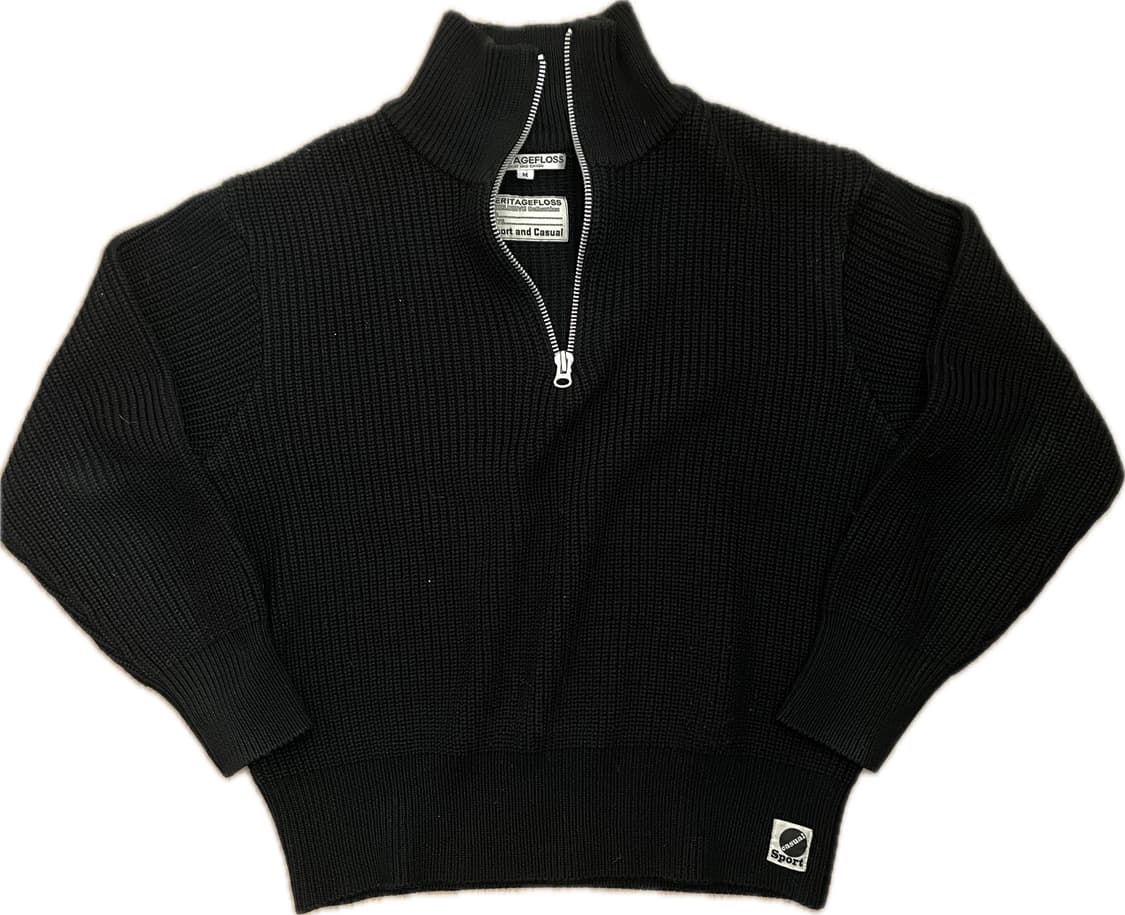 헤리티지플로스 20FW 울하프집 니트 상품이미지1