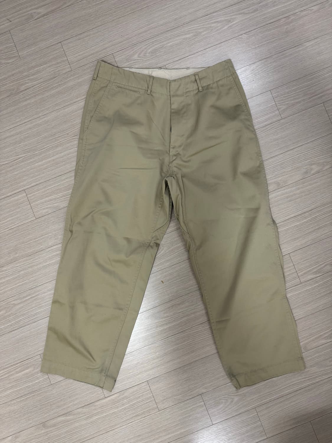 나나미카 와이드 치노 카키 32 상품이미지1