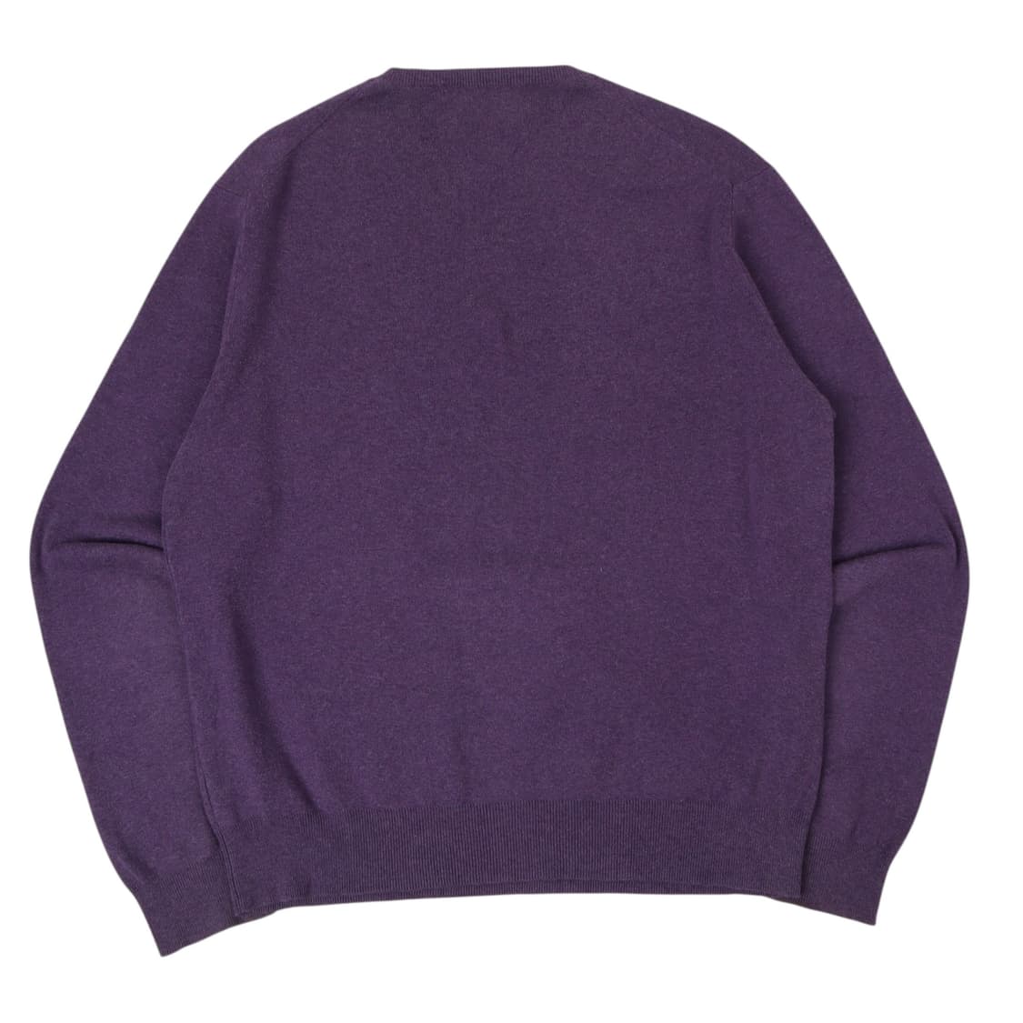 폴로 랄프로렌 퍼플 피마코튼 브이넥 니트 상품이미지5