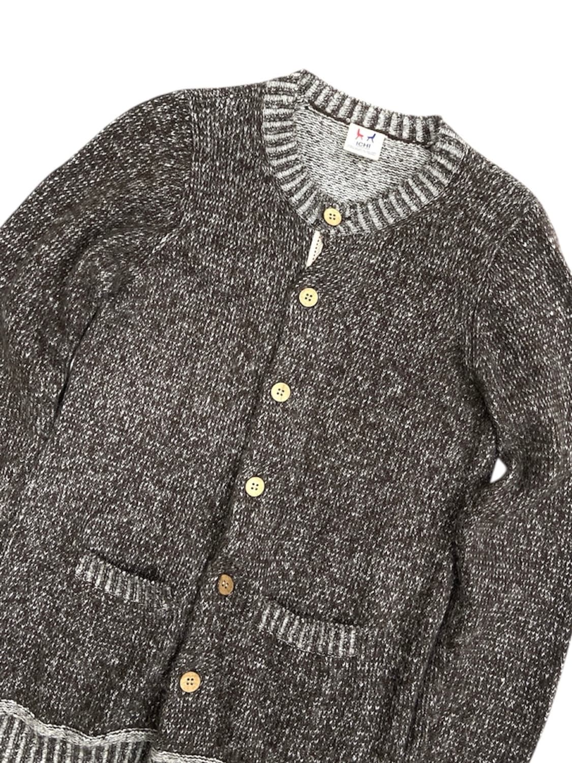 JPN wood knit cardigan 상품이미지3