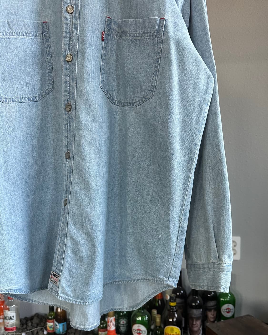 [L-XL]리바이스 Levi's 90s 데님 오버 셔츠 상품이미지5