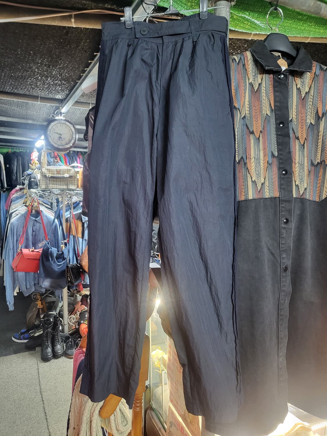 폴리테루 나일론 라운지 팬츠(사이즈2/ 28인치이상, 고무줄) 상품이미지8